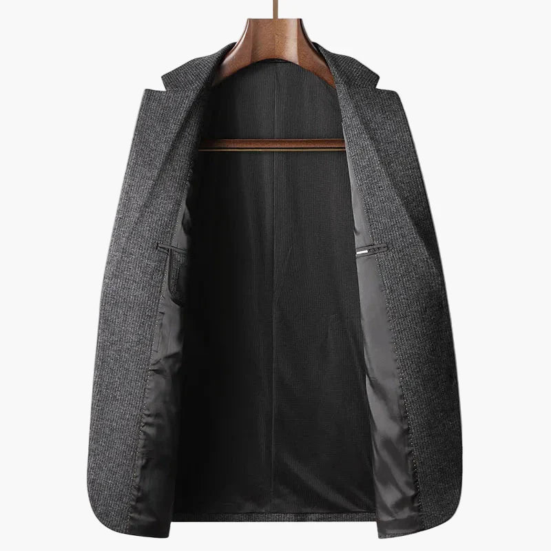 Herr Klassisk Blazer – Elegant Kavaj för Arbete och Fest