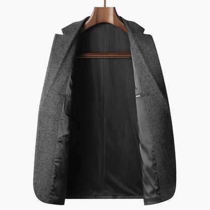 Herr Klassisk Blazer – Elegant Kavaj för Arbete och Fest