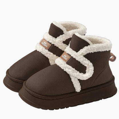 Damtofflor Vintervarma Inomhus Ankelstövlar – Mysiga och Halksäkra Skor för Hemmet