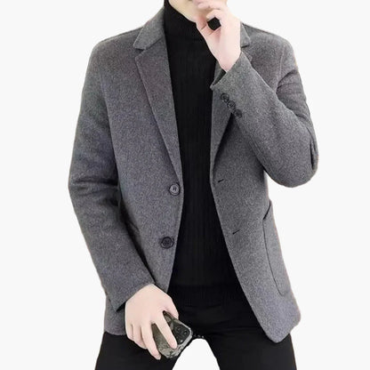 Herr Klassisk Kavaj för Vardag och Arbete – Stilren och Elegant