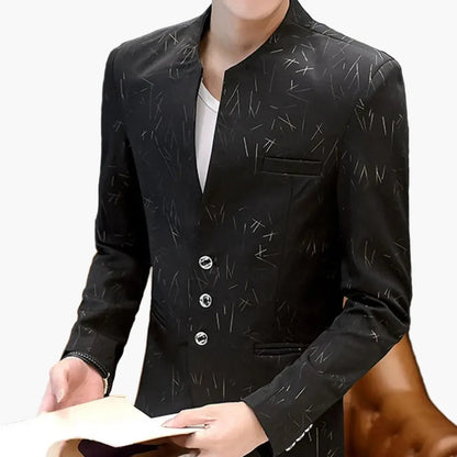 Herr Blazer Modern Stil Slim Fit – Perfekt för Fest och Kontor