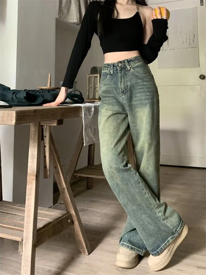 Sylvia-Baggy Vida Jeans För Kvinnor