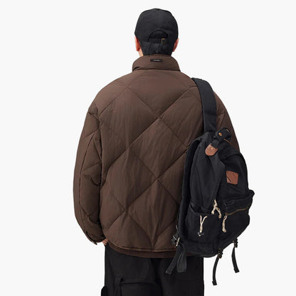 Herrjacka med avslappnad passform – Modern vardagsstil för höst och vinter