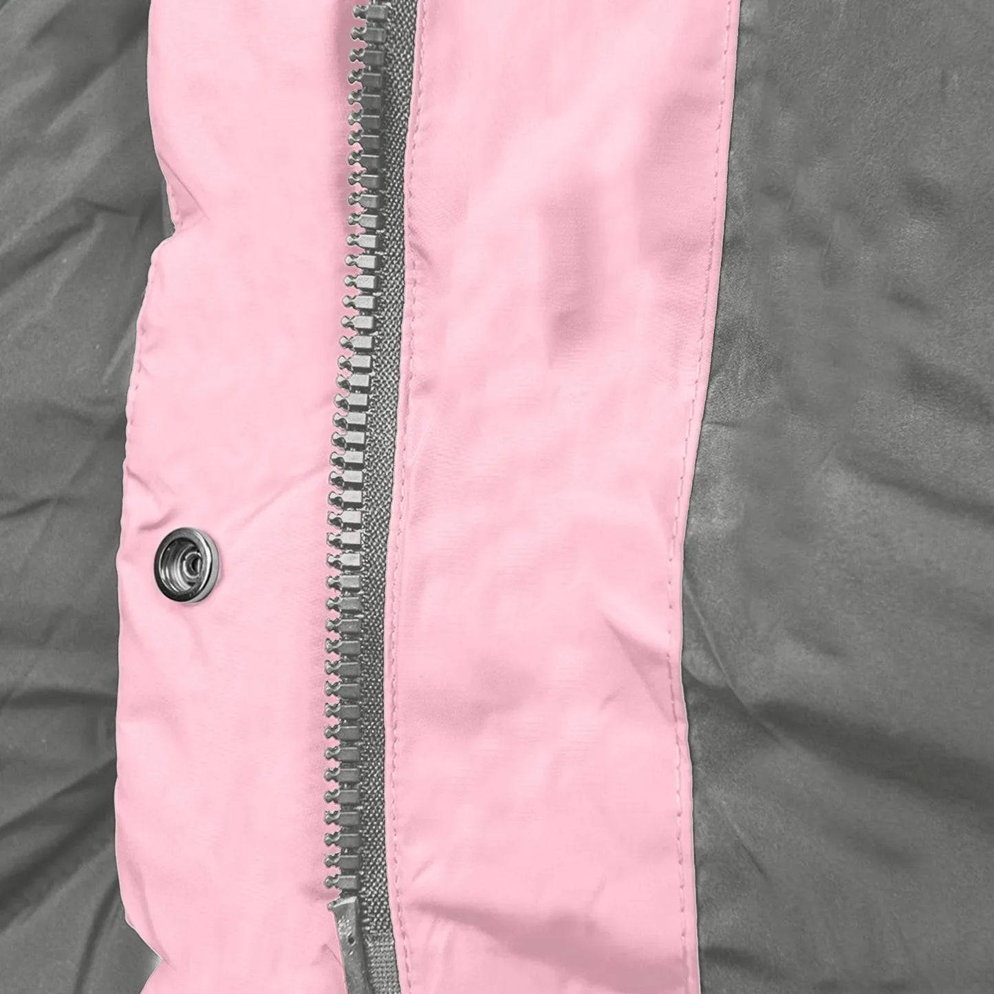 Dam lång vinterjacka med huva – Varm, quiltad och vindtät pufferkappa för vardag och fritid