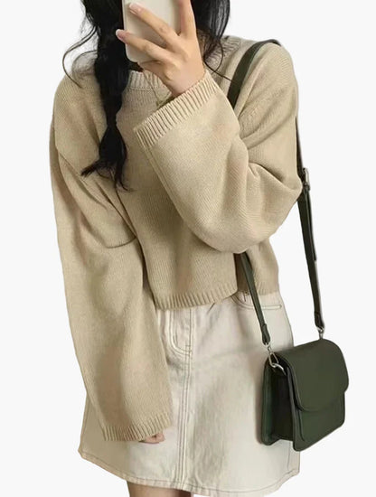 Damtröja med Lös Passform och Trendig Kort Modell – Perfekt för Vardagsbruk och Stilfulla Outfits