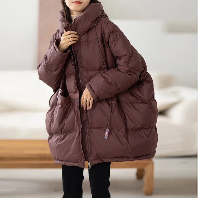 Femke-   Parka med huva för kvinnor