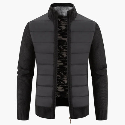 Herrjacka med lös passform och dragkedja – Trendig vardagsjacka för alla tillfällen