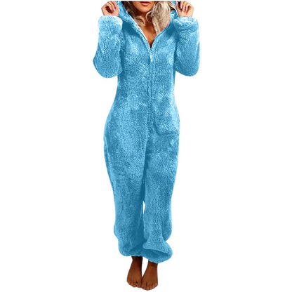 Charlotte – Mysig och Elegant Dam Hooded Onesie Pyjamas