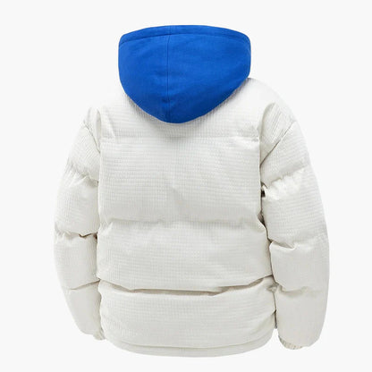 Herr Vinterjacka Med Huva – Varm och Trendig Parkas för Utomhusbruk