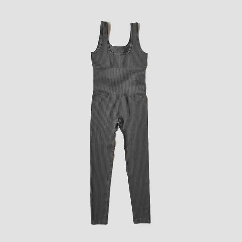 Harald-Ribbad Sömlös Jumpsuit för Kvinnor