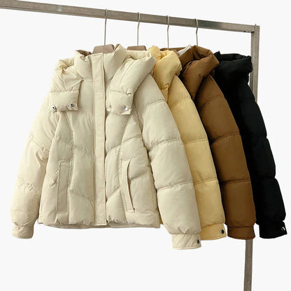 Dam Vinterjacka Oversize Varm Trendig Fritidsstil