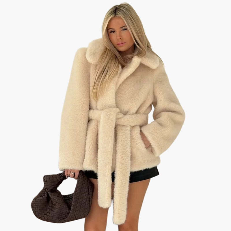 Dam Kappa Klassisk Stil med Bälte Perfekt för Vardag och Fest