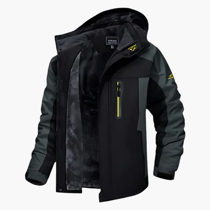 Herr vinterjacka outdoor sportig funktionell – perfekt för kallt väder och utomhusaktiviteter