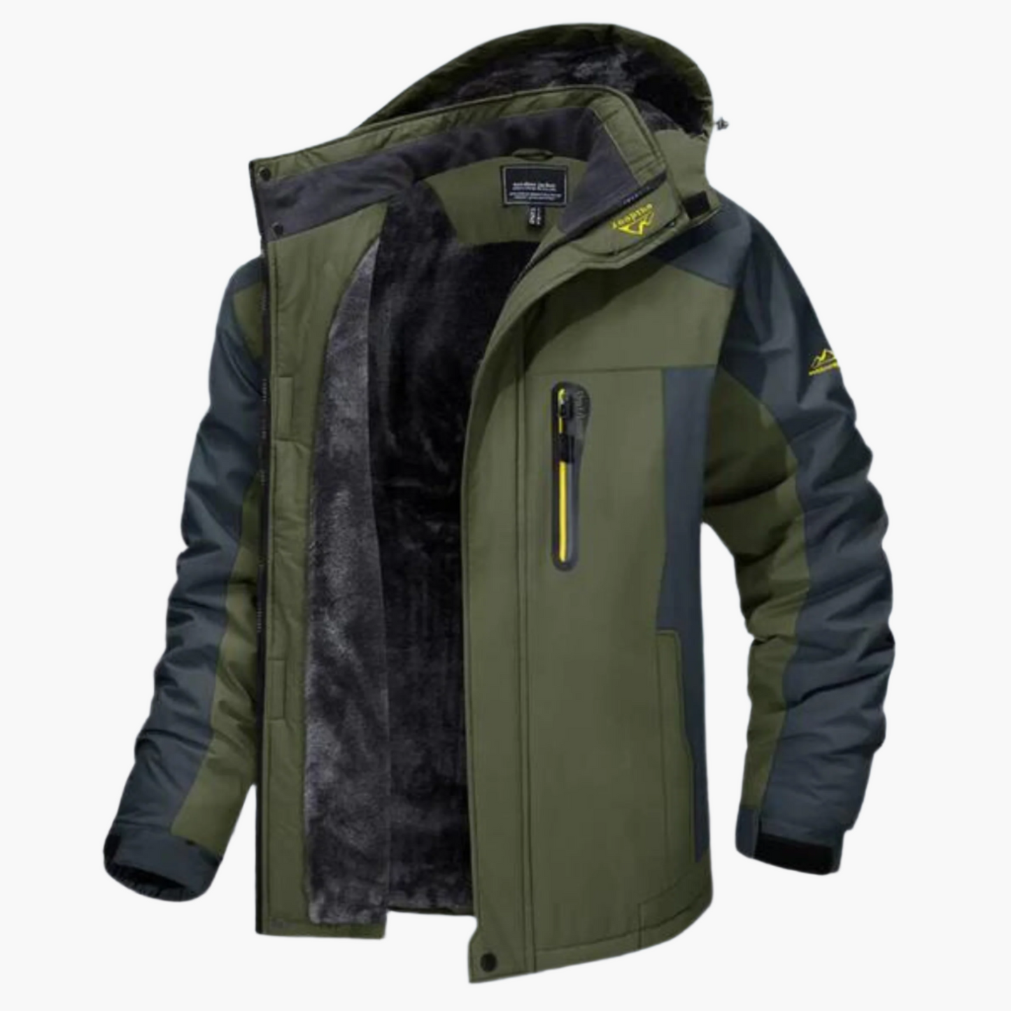 Herr vinterjacka outdoor sportig funktionell – perfekt för kallt väder och utomhusaktiviteter