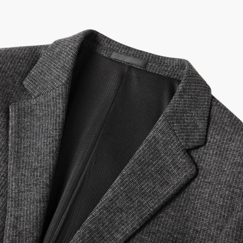 Herr Klassisk Blazer – Elegant Kavaj för Arbete och Fest