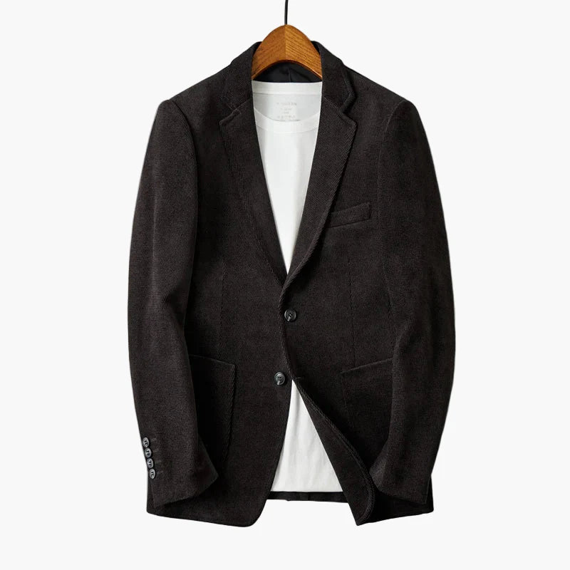 Herr Elegant Kavaj Blazer – Klassisk Stil för Arbete och Fest