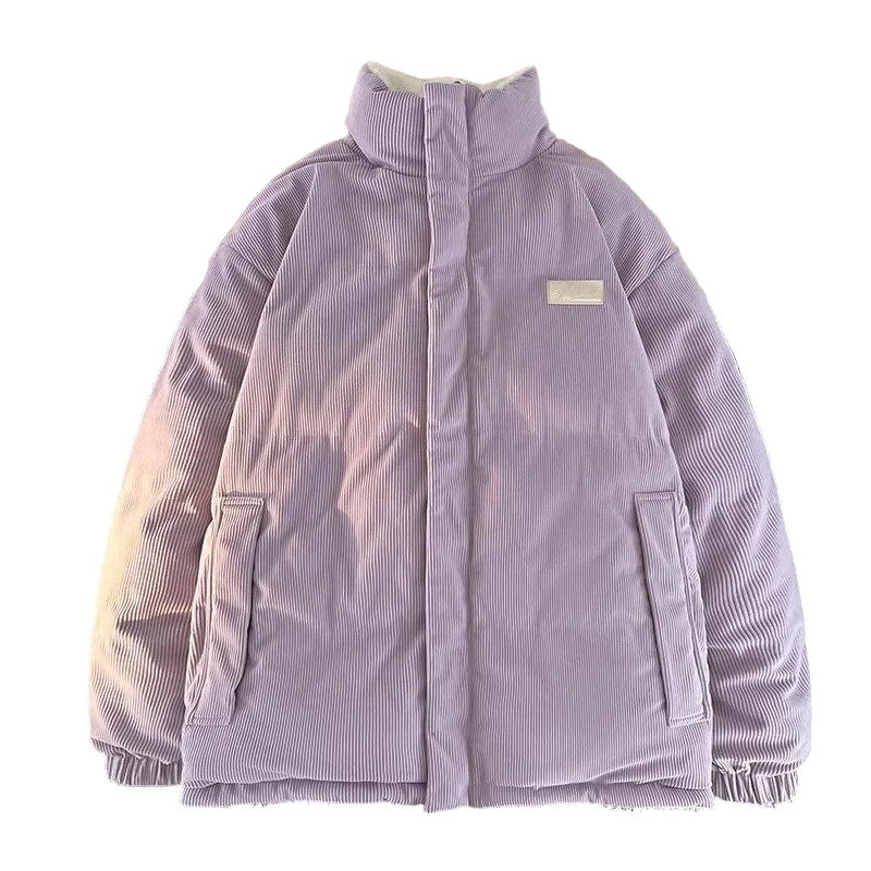 Dam Vinterjacka Pufferjacka Modern Vardag Med Hög Krage