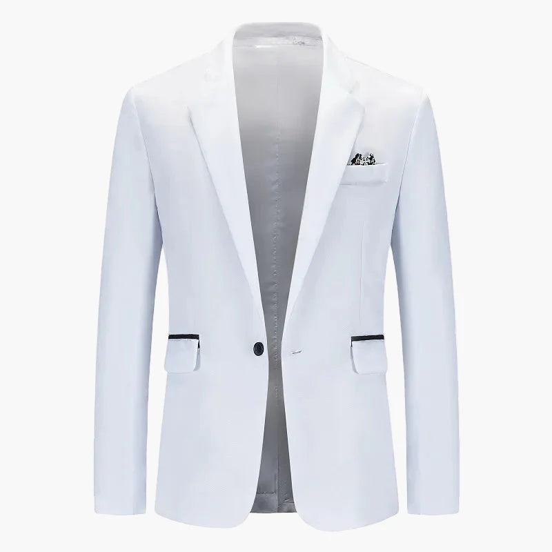 Herr Elegant Kavaj för Fest och Arbete – Slim Fit Blazer för Män