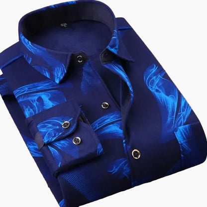 Herrskjorta i klassisk rutig design – Perfekt för vardag och kontor