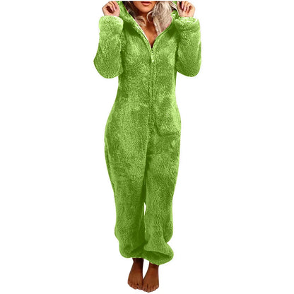 Charlotte – Mysig och Elegant Dam Hooded Onesie Pyjamas