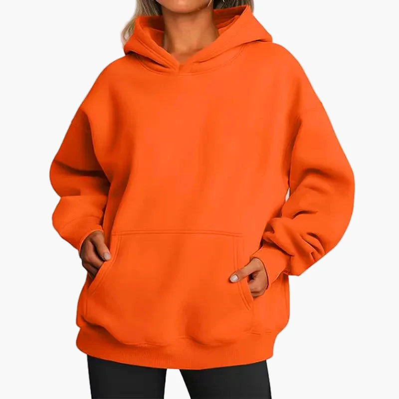 Oversized Dam Hoodie – Avslappnad och Trendig Huvtröja för Vardag och Träning