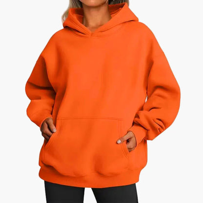 Oversized Dam Hoodie – Avslappnad och Trendig Huvtröja för Vardag och Träning