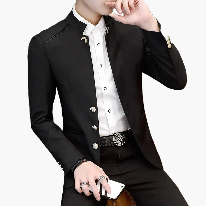 Herr Elegant Slim Fit Kavaj – Modern Fest- och Vardagsstil