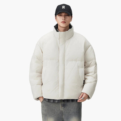 Herr Oversized Puffjacka för Vardagsbruk och Urban Stil