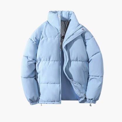 Herr Vinterjacka Vadderad Pufferjacka Varm Outdoor Stil