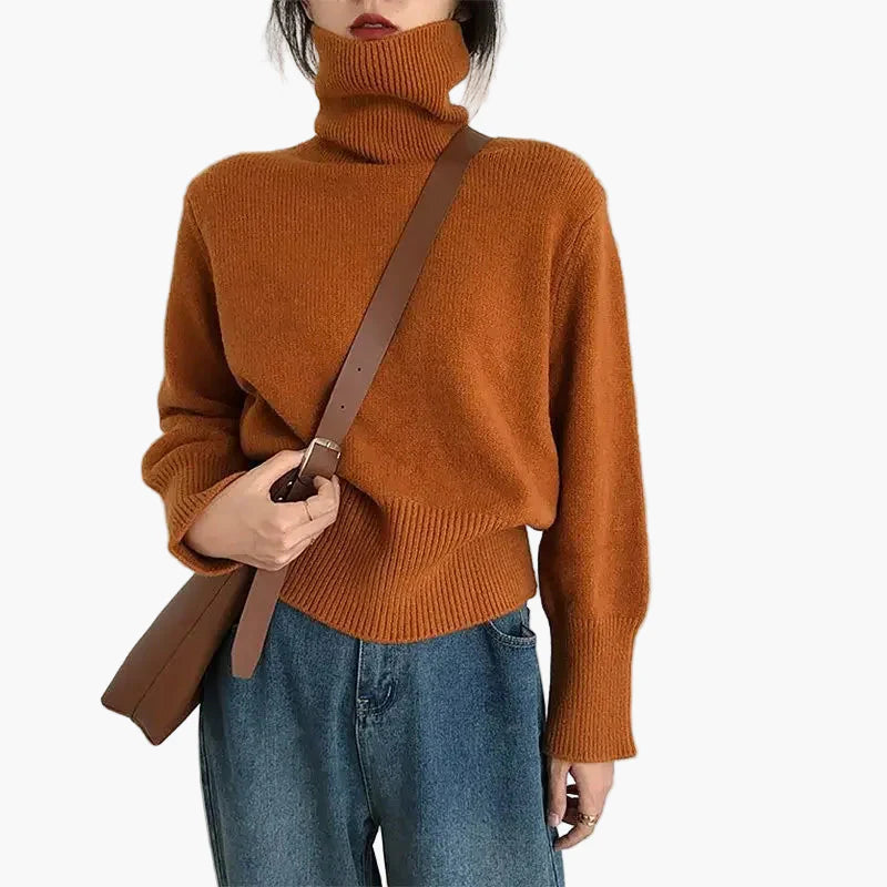 Damstickad Polotröja – Elegant Vardagsstil och Komfort