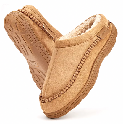Herrtofflor Slip-In Vinter Tofflor – Varm och Bekväm Innesko för Hem och Utomhus