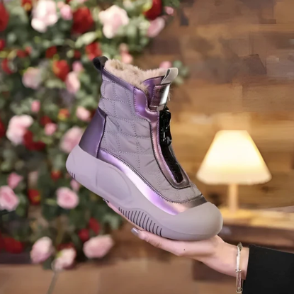 Jennifer – Vattentäta Kviltade Vinterstövlar med Halkfria Sulor