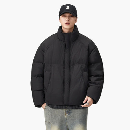 Herr Oversized Puffjacka för Vardagsbruk och Urban Stil