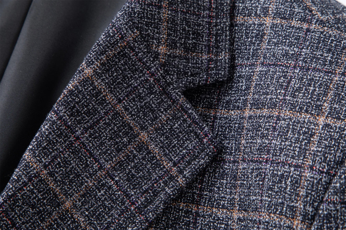 Herr Kavaj Modern Rutig Business & Casual Blazer för Kontor och Fest