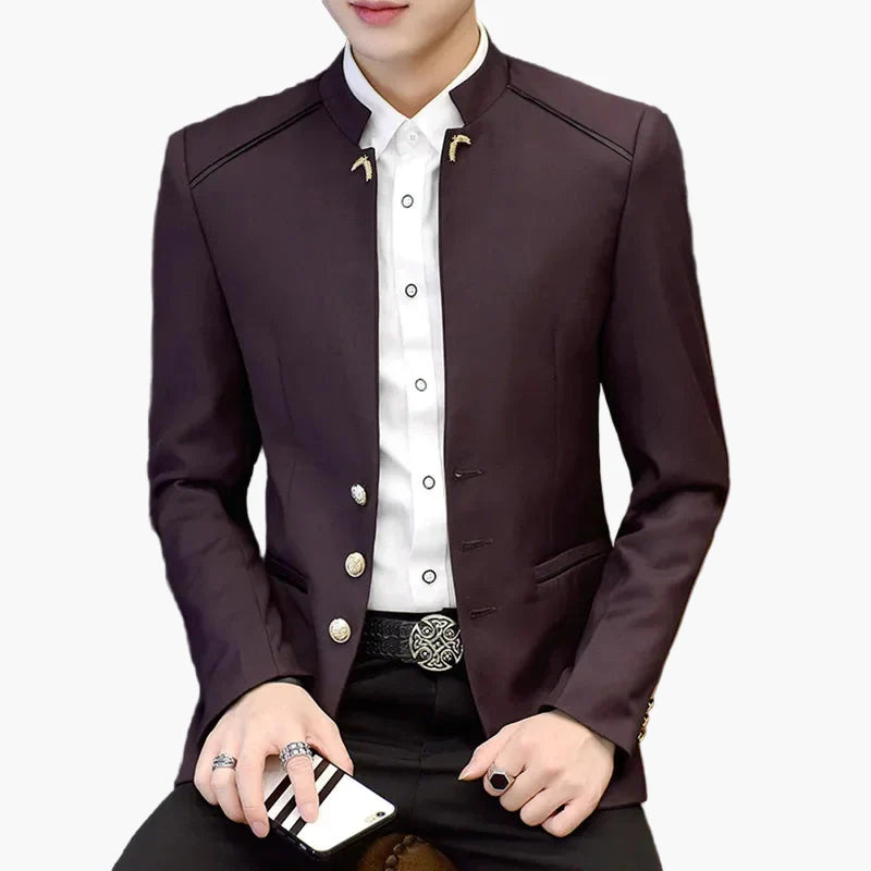 Herr Elegant Slim Fit Kavaj – Modern Fest- och Vardagsstil