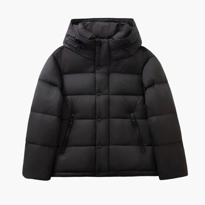 Herrarnas vinterjacka med huva – Varm och avslappnad vardagsstil