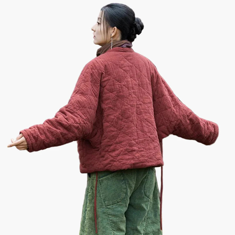 Damjacka i vintage-stil för vardagsbruk – avslappnad och tidlös design