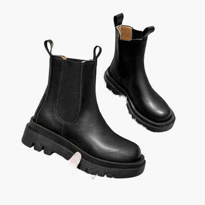 Dam Chelsea Boots med Chunky Sula – Trendiga Vardagsstövlar för Höst och Vinter
