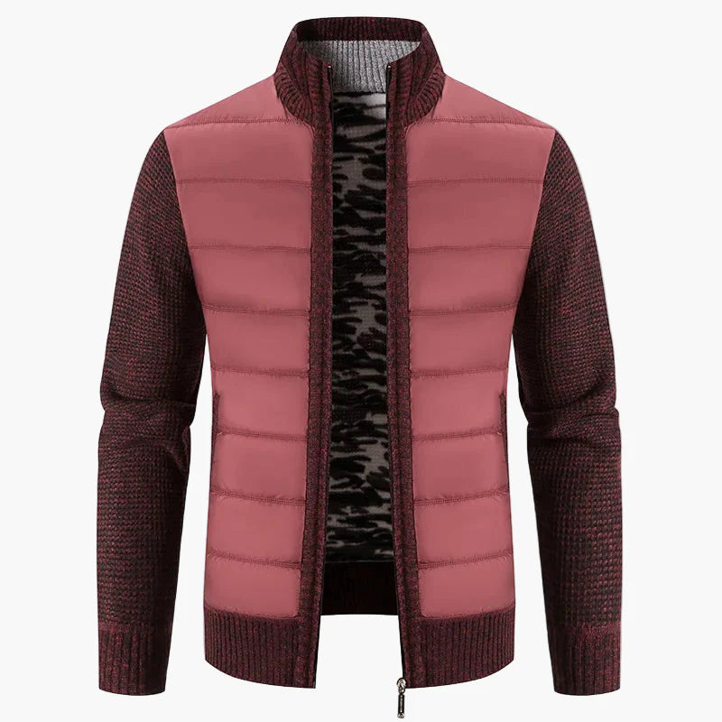 Herrjacka med lös passform och dragkedja – Trendig vardagsjacka för alla tillfällen