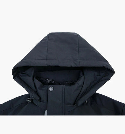 Herr Vinterjacka Affär Elegant Parkas – Varm och Stilren för Kallt Väder