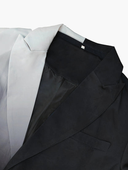 Herr Elegant Kostymkavaj för Fest och Affär – Modern Slim Fit Design