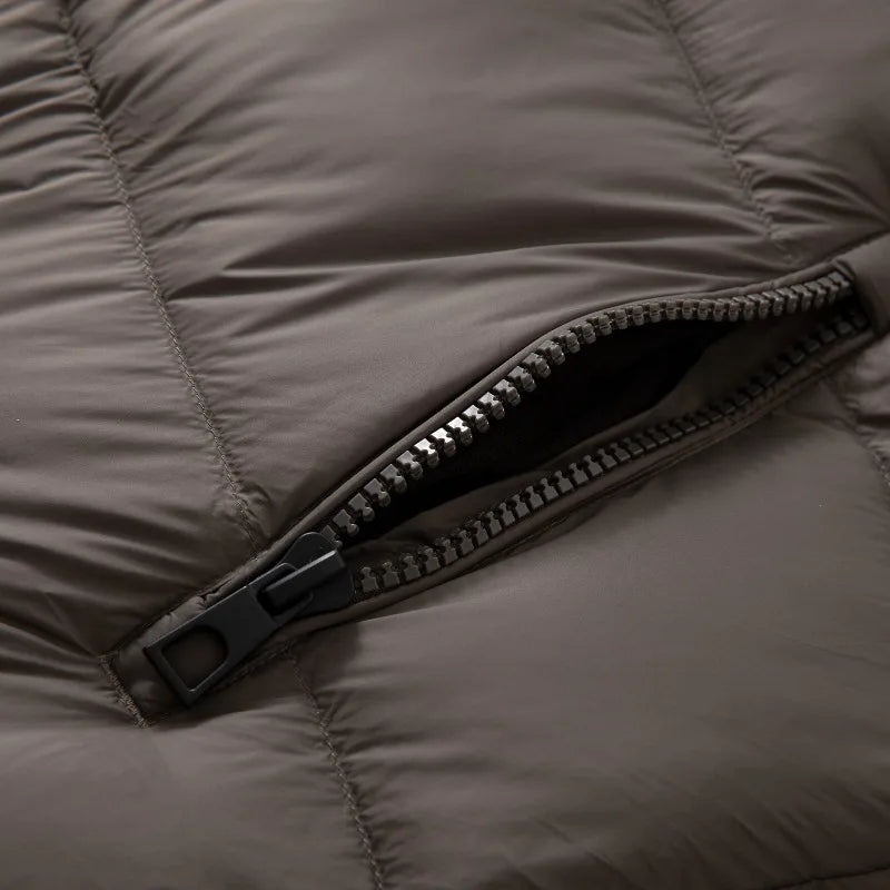 Herrarnas vinterjacka med huva – Varm och avslappnad vardagsstil