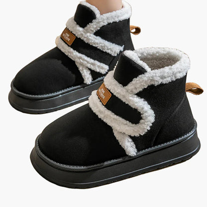 Damtofflor Vintervarma Inomhus Ankelstövlar – Mysiga och Halksäkra Skor för Hemmet