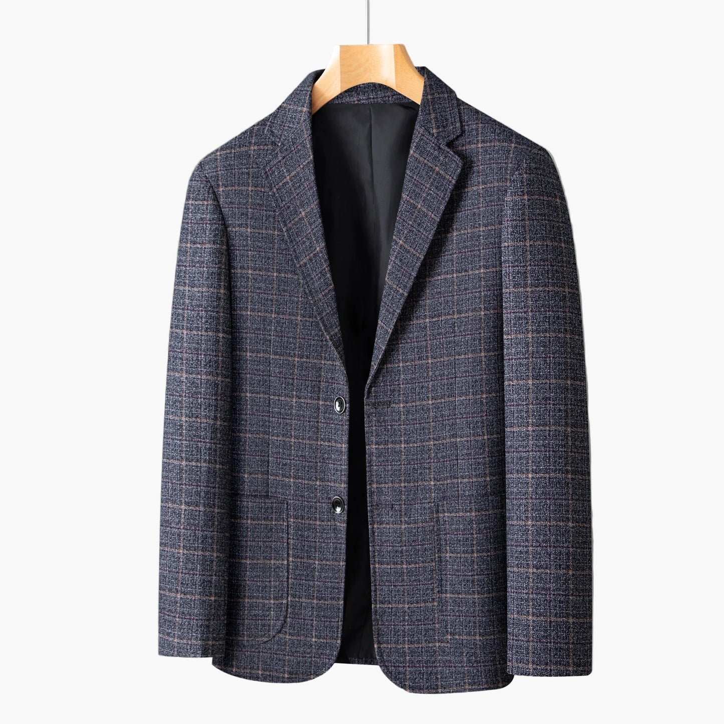 Herr Kavaj Modern Rutig Business & Casual Blazer för Kontor och Fest
