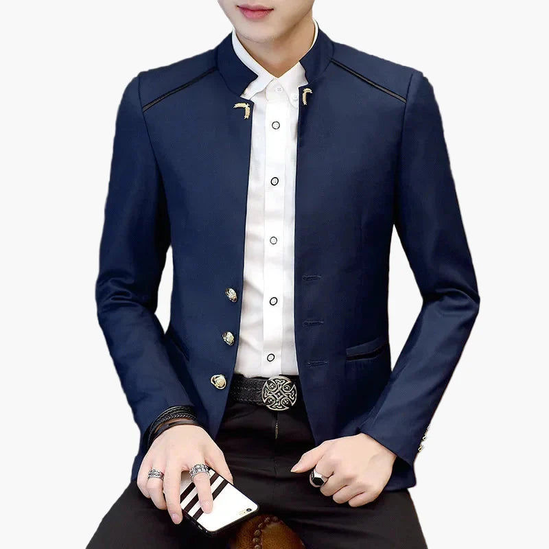 Herr Elegant Slim Fit Kavaj – Modern Fest- och Vardagsstil