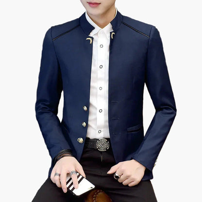 Herr Elegant Slim Fit Kavaj – Modern Fest- och Vardagsstil