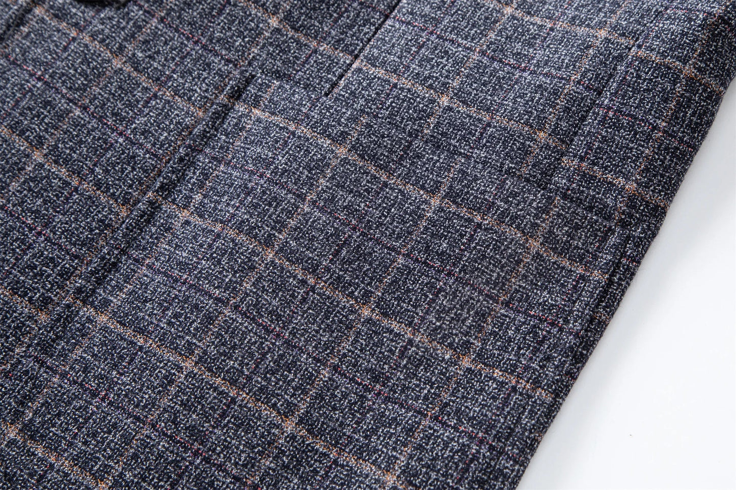 Herr Kavaj Modern Rutig Business & Casual Blazer för Kontor och Fest