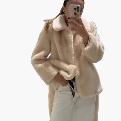 Dam Kappa Klassisk Stil med Bälte Perfekt för Vardag och Fest