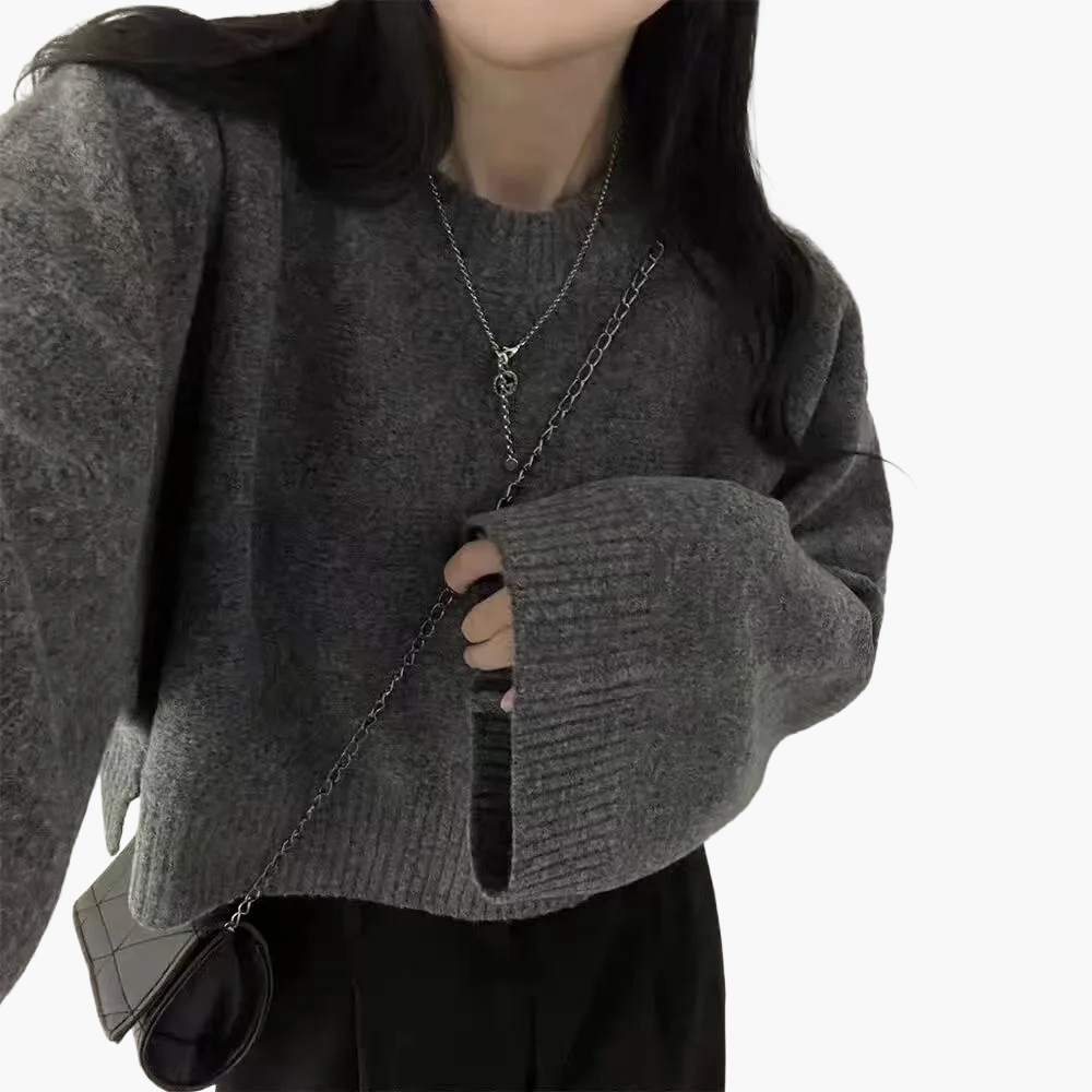 Damtröja med Lös Passform och Trendig Kort Modell – Perfekt för Vardagsbruk och Stilfulla Outfits