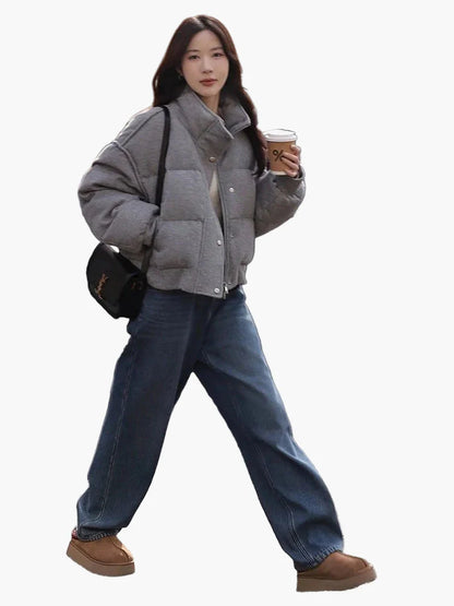 Damjacka i modernt oversize-stil – Trendig och avslappnad vardagslook